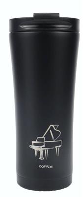 Coffee-to-go thermo mug: grand piano