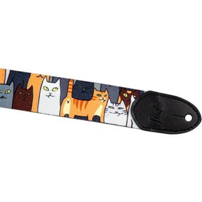 Polyester Ukulele Strap - Cats