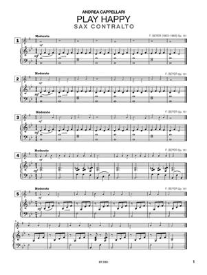 Play Happy (Sax Contralto) - edizione con CD e MP3