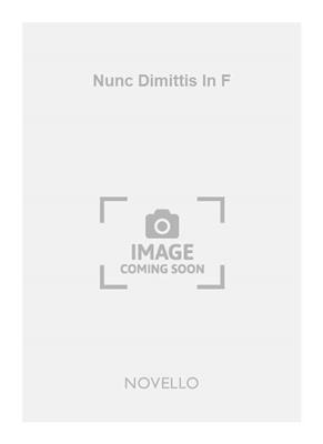 Nunc Dimittis In F